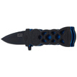 Herbertz CJH Knife Black/Blue ABS, Black Blade 420 (44008)