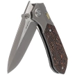 Remette RT-Meteor Knife Gray Titanium/Copper Carbon Fiber, Pearlescent M390 (RTPT-D)