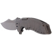 Nóż składany WE Knife Chimera Gray Titanium, Bead Blast, Stonewashed CPM S35VN (814B)