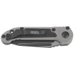Microtech LUDT Gen III T/E Automatic Knife Natural Clear Aluminum, Black M390MK by Tony Marfione (1136-1NC)