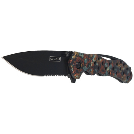 Herbertz CJH Knife Camo/Black ABS, Black Blade 420 (44009)