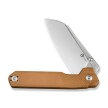 Civivi Hid Knife Brown G10, Satin 14C28N by Ostap Hel (C23008-3)