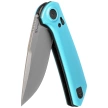 Reate PL-XF-A-8 Knife Blue Aluminum, Stonewashed Nitro-V