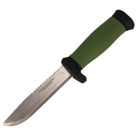 Lindbloms Knife Olive Rubber, Swedish Stainless Steel (4000)