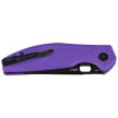 Bestechman Angry Owl Knife Purple G10, Black PVD D2 by Keanu Alfaro (BMK12E-2)
