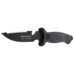Nóż nurkowy FOX Tekno Military 2 Black / Black Blade (641)
