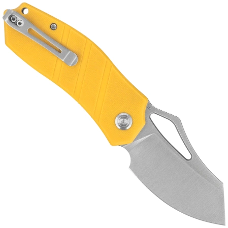 Kubey Ceyx Knife Yellow G10, Satin D2 (KU335E)