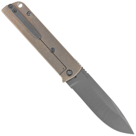 Medford The Antik Drop Point, Bronze Titanium, Black HW, DLC Clip, Black DLC S45VN (MK2114PD-36A1-TPCP-BN)