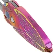 Nóż składany Rike Knife RK Cicada-PG Purple / Gold Titanium, Bead Blasted M390