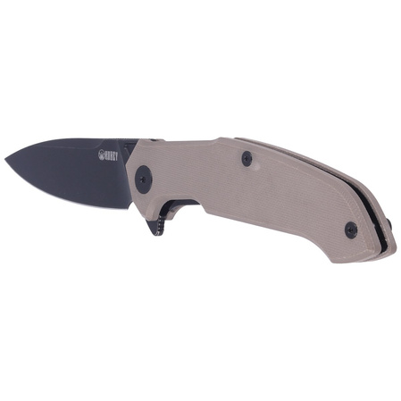Nóż Kubey Knife Victory Tan G10, Darkwash AUS-10 (KU219C)