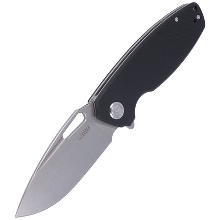 Nóż Kubey Knife Tityus, Black G10, Bead Blasted D2 (KU322A)