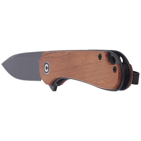 Nóż CIVIVI Elementum Flipper Cuibourtia Wood, Black Stonewashed (C907U)