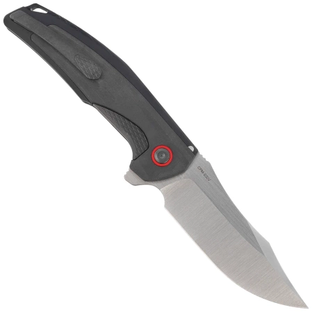 Nóż składany Reate Jack Jr. Black Aluminium, Satin S30V (Jack Jr. BKAL SAT RDAL)