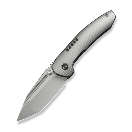 WeKnife Micro Trogon Gray Titanium, Polished Bead Blasted M390 by Brian Brown (WE24043-2)