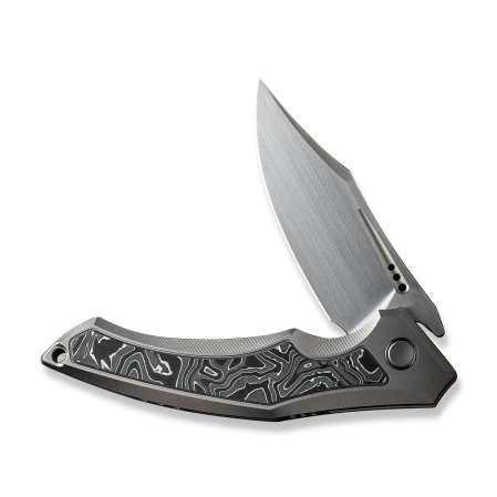 WE Knife Orpheus LE No ???/155 Gray Titanium / Aluminium Foil / CF, Hand Rubbed Satin CPM 20CV (WE23009-2)