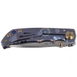 Spartan Blades Harsey Folder ''Plague Doctor'' Blue Titanium, Satin MagnaCut by William W. Harsey (SF5DOCTOR BL)
