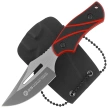 Nóż na szyję K25 Black/Red G10, Titanium 7Cr17Mov (32691)
