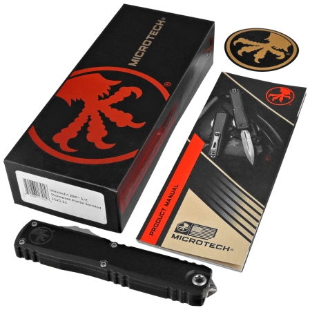 Microtech Ultratech Gen III ZBP S/E OTF Knife Black Aluminium, Stonewashed P/S M390MK by Tony Marfione (1121-11)