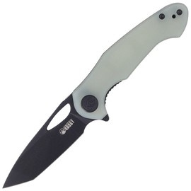 Nóż składany Kubey Dugu KU159E Jade G10, Dark Stonewashed 14C28N