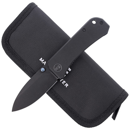 WE Knife Banter Black G10, Black Stonewashed CPM S35VN by Ben Petersan (2004B)