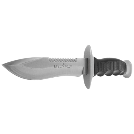 Muela 85-162 Knife Black Rubber, Satin Nitro-42