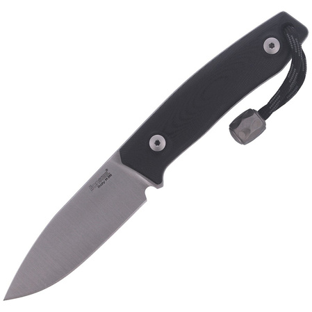 LionSteel Bushcraft G10 Black, Fixed Satin Blade (M1 GBK)