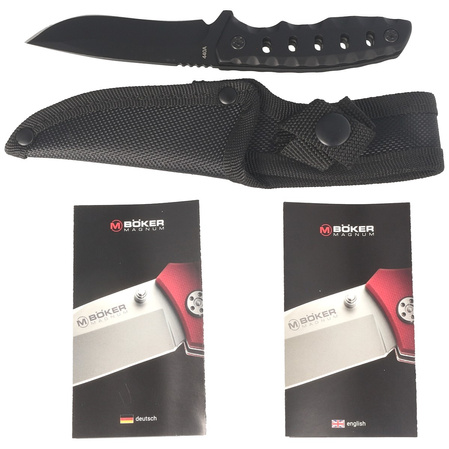 Böker Magnum Oblong Black Synthetic, Gray Coated 440A (02RY689)