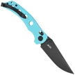 Nóż składany Kubey Hound Light Blue G10, Blackwashed 14C28N by Maksim Tkachuk (KU172D)