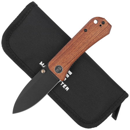 Nóż składany WE Knife Banter Cuibourtia Wood, Black Stonewashed CPM-S35VN by Ben Petersen (2004K)