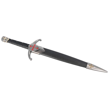 Decor Habitat Templar Dagger, Black ABS, Satin (16759-1)