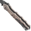 Extrema Ratio Caimano Nero N.A. Tactical Mud Aluminum Knife, Black MIL-C N690 (04.1000.0166/BLK/TM)