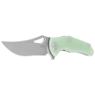 Nóż składany Kubey Phemius KU149D Jade G10, Sandblasted 14C28N