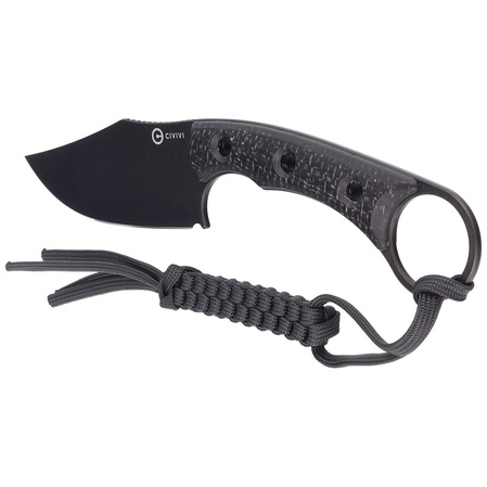 Nóż Civivi Midwatch Black Burlap Micarta, Black Stonewashed N690 (C20059B-1)