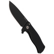 LionSteel SR11A Black Aluminum, Black Sleipner by Molletta (SR11A BB)