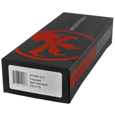 Nóż automatyczny OTF Microtech UTX-85 S/E Turquoise Aluminium, Satin M390 (231-4TQ)