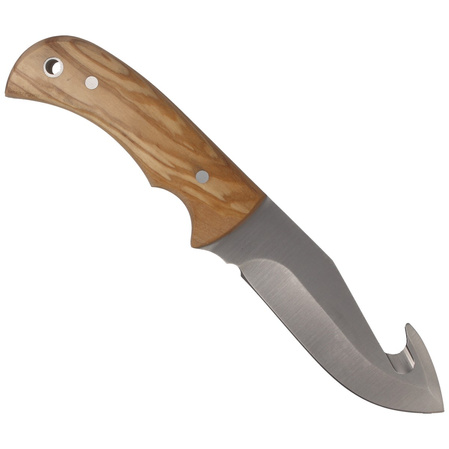 Muela Bisonte-11.OL Olive Wood Knife, Satin X50CrMoV15
