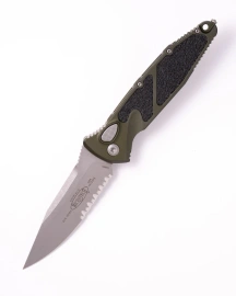 Nóż składany Microtech Socom Elite S/E-M Woodland Aluminum, Apocalyptic P/S M390 by Tony Marfione (160-11APWL)