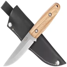 Za-Pas Knife Modern Pukko XS Ash Wood, Satin X50CrMoV15 (PK-J-X50)