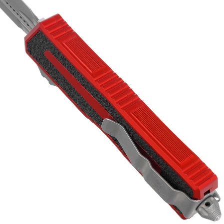 Nóż automatyczny OTF Microtech Scarab II Gen III D/E-S Red Aluminium, Apocalyptic M390MK by Tony Marfione (1180-10APRD)