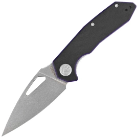 Nóż składany Kubey Coeus Black/Purple G10, Beadblasted 14C28N (KU122R)