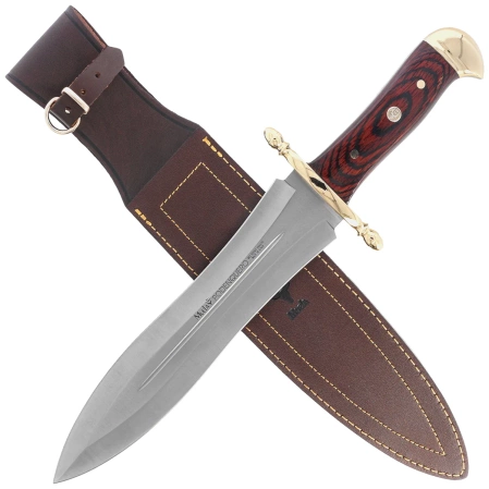 Nóż Muela Podenquero-M Pakka Wood, Satin X50CrMoV15 