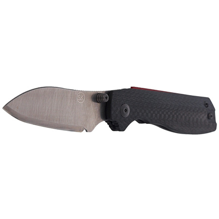 Sandrin Knives Torino Carbon Fiber, Polyhedral Tungsten Carbide 71HRC