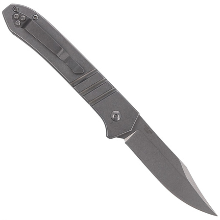 Nóż automatyczny Herbertz Selektion Black G10/Steel, Stonewashed 440A (53040)