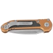 Microtech LUDT Gen III S/E Knife Tan Aluminum, Stonewashed M390MK by Tony Marfione (1135-10TA)