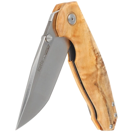 Viper Katla Flammed Poplar Wood, Satin M390 by Jesper Voxnæs (V5985PI)