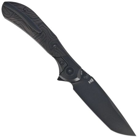 Nóż składany Bestech Constellation Black PVD Titanium/Black Pattern G10, Black PVD MagnaCut by Munko Knives (BT2501B)