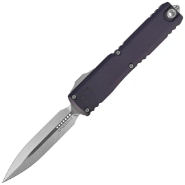 Microtech Ultratech Gen IV D/E OTF Knife Graphite Aluminum, Stonewashed M390MK by Tony Marfione (11224-10GP)