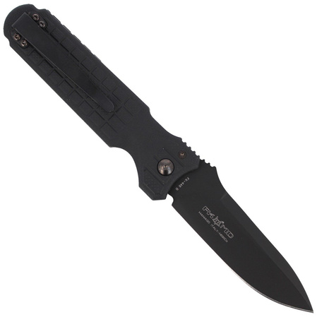 Nóż automatyczny Fox Predator II 2F Full Auto Black FRN, Black Idroglider N690Co (FX-448 B)