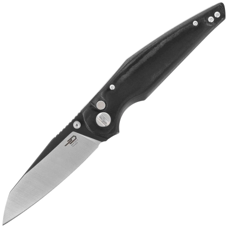 Nóż składany Bestech Snakebird Black Micarta, Satin / Black PVD 14C28N (BG58B)