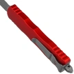 Nóż automatyczny OTF Microtech Dirac Delta D/E Red Aluminium, Apocalyptic by Tony Marfione (227-10APRD)